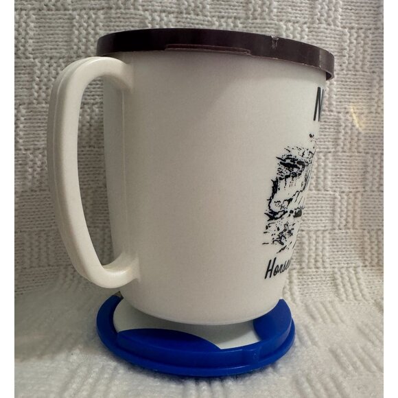 VTG NOS Niagara Falls Horseshoe Falls Travel Mug with Dash Mount and Lid - Picture 4 of 10